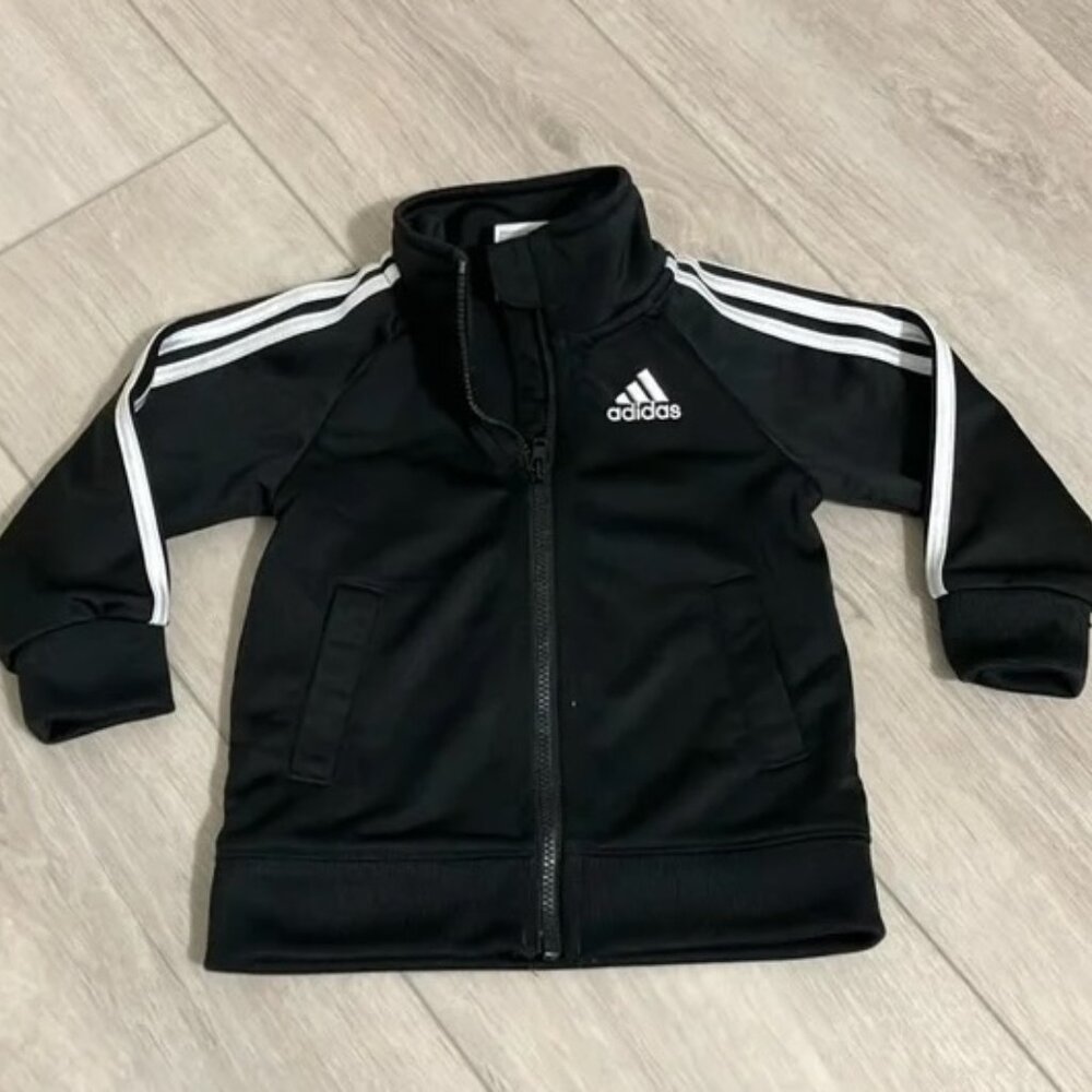 Adidas Black Jacket – Kids Size 9-10 YRS